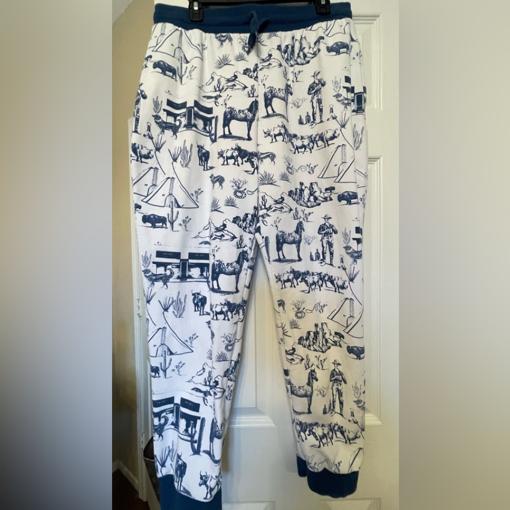 Katie Kime- Sweatpants- Marfa print-XL
